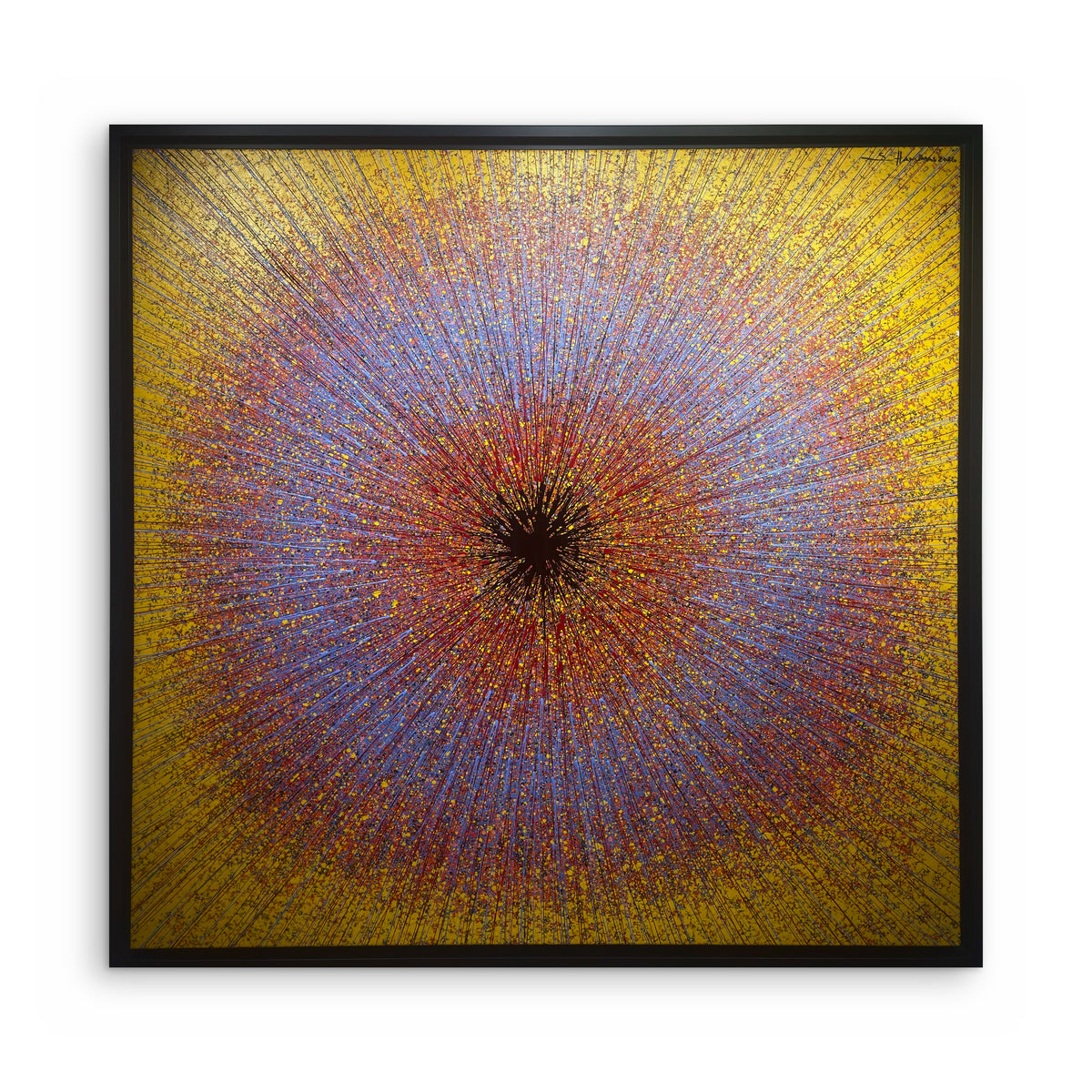 Somsak Hanumas, Only One, 2026, acrylique et laque, 150 x 150 cm